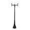 Z-Lite Laurent 3 Light Outdoor Post Mount Fixture, 30in. W x 100in. H, Black 597MP3-564P-BK - alternate 2